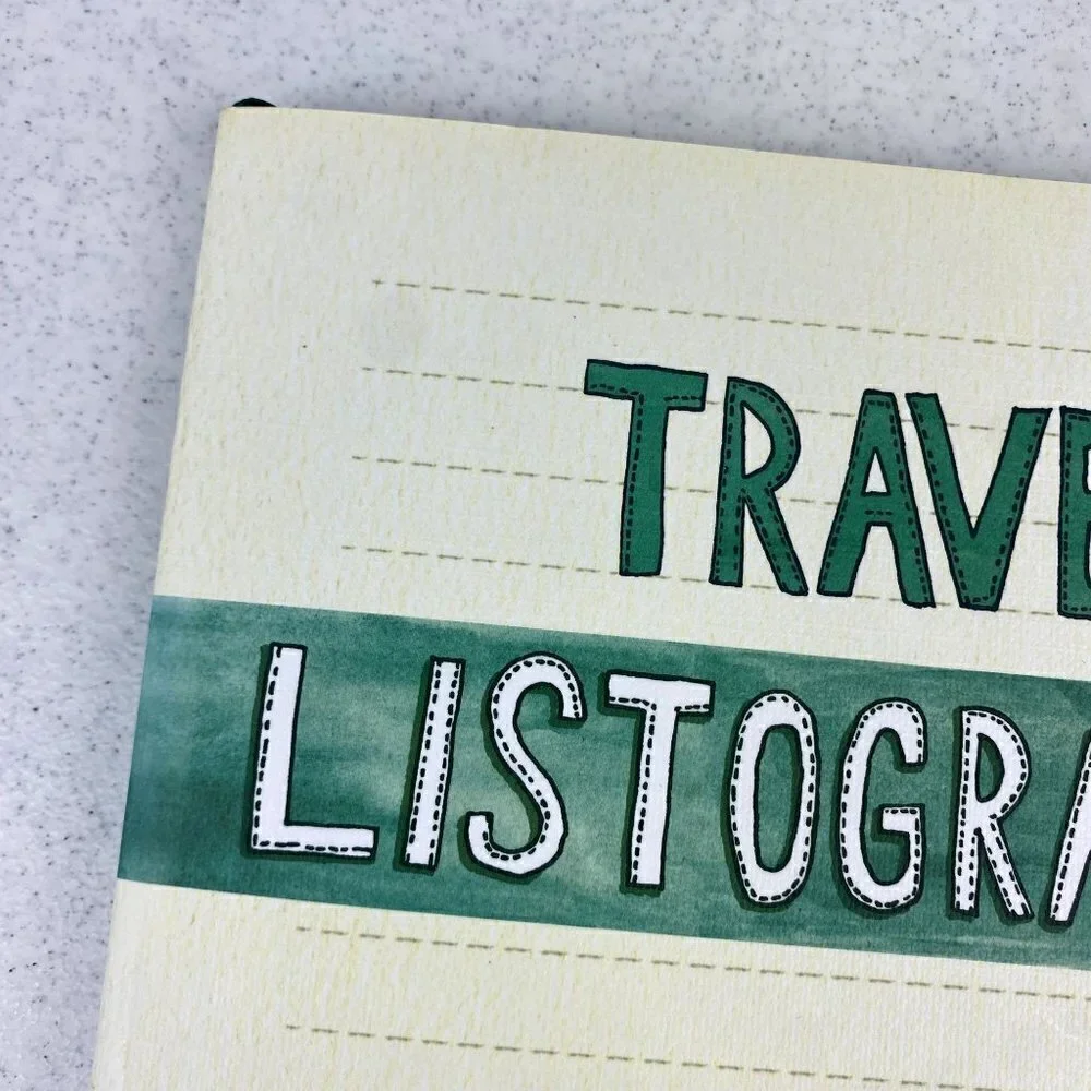 Travel Listography: Exploring the World in Lists NWOT